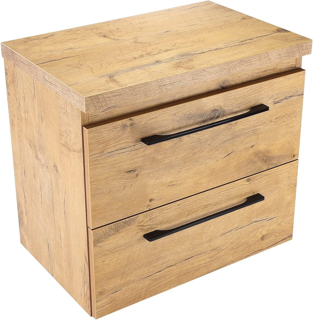 paplinskimoebel - Waschbeckenunterschrank Girona Top 80 cm, Unterschrank mit Arbeitsplatte, Badschra