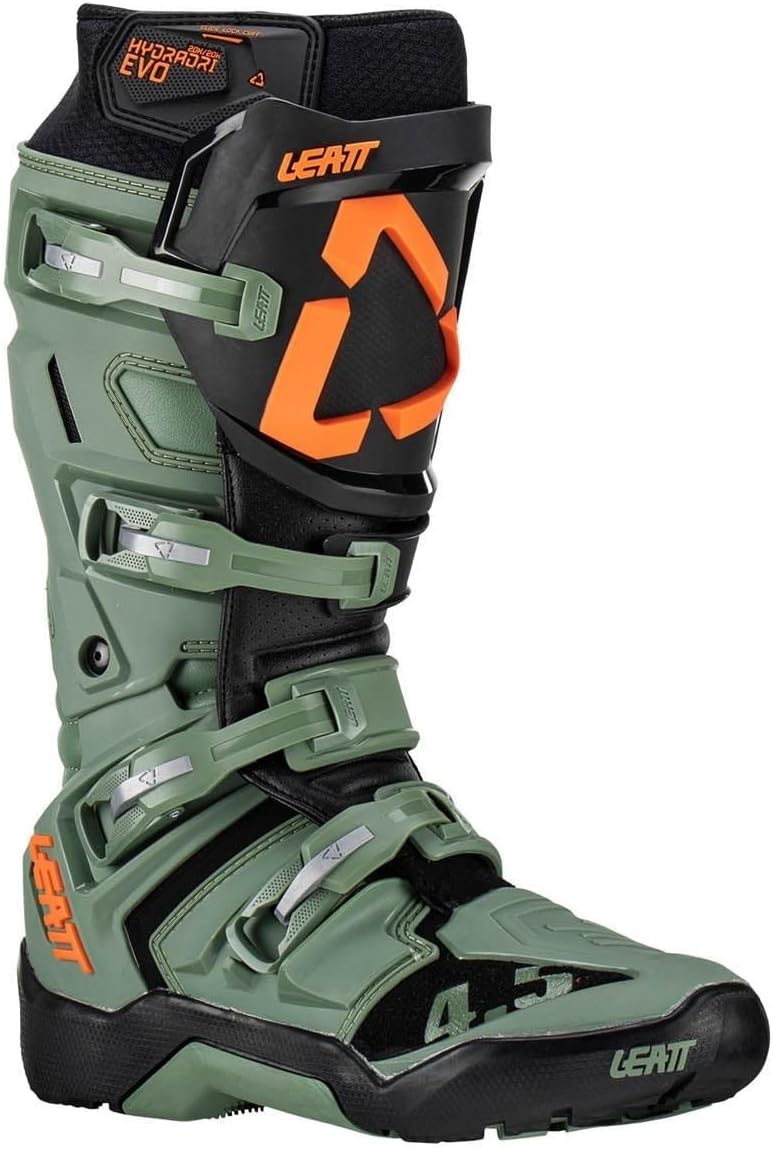 Leatt Unisex Motorradstiefel 45.5 EU Schwarz Grau, 45.5 EU Schwarz Grau