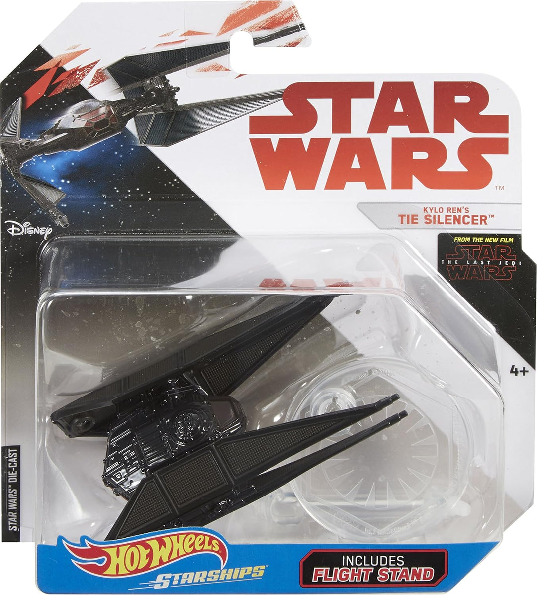 Star Wars Hot Wheels The Last Jedi Kylo Ren's Tie Silencer