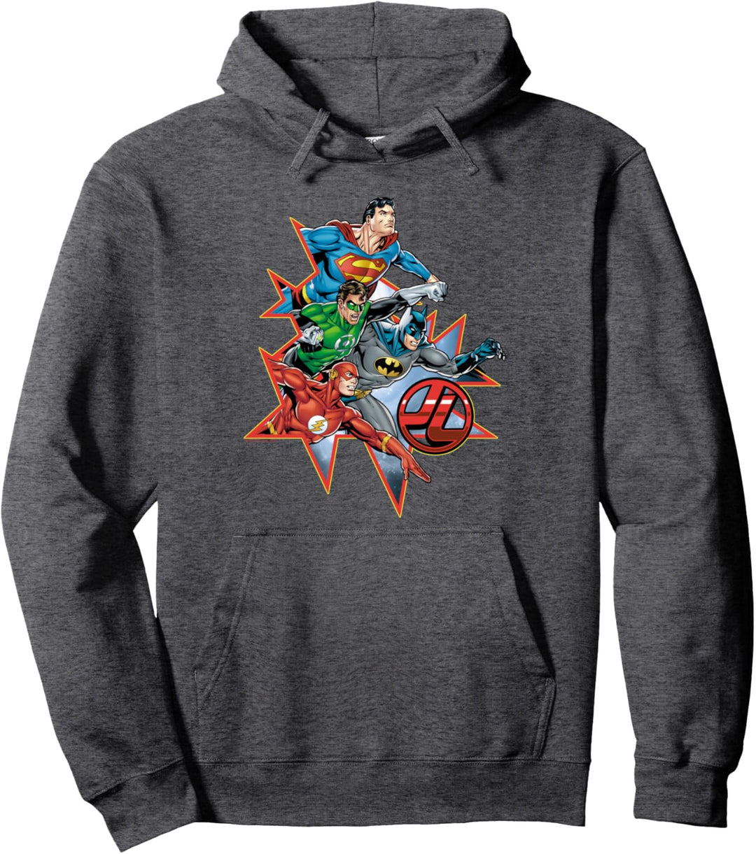 Justice League Starbursts Pullover Hoodie