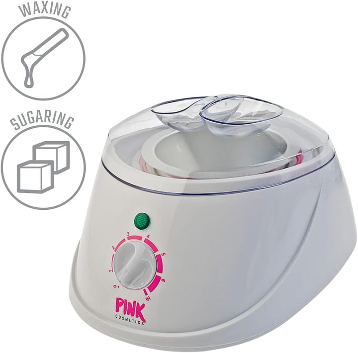 PINK Depilatory Heater Professional Edition 450 ml – Handliches Erwärmungsgerät für alle Enthaarungs