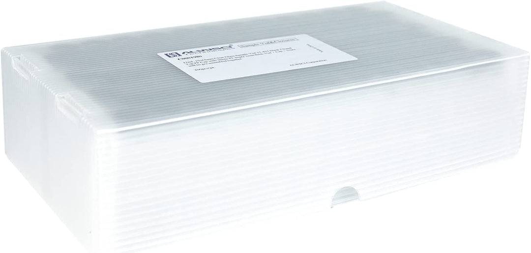 ALWSCI 100 Stück Glasfläschchen 12ml Probe Klarglas Fläschchen mit Schraubverschluss, Probenahme Gla