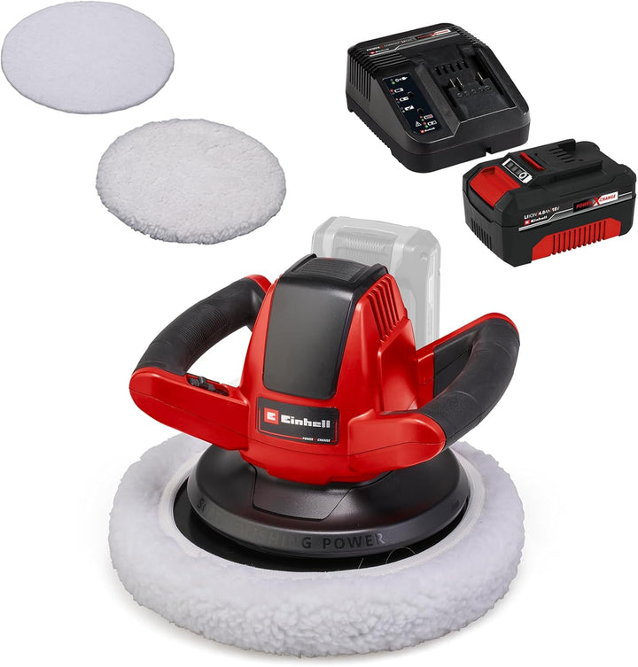 Einhell Akku-Autopoliermaschine CE-CB 18/254 Li Power X-Change (Li-Ion, 18 V, 2.500 U./Min., Überlas