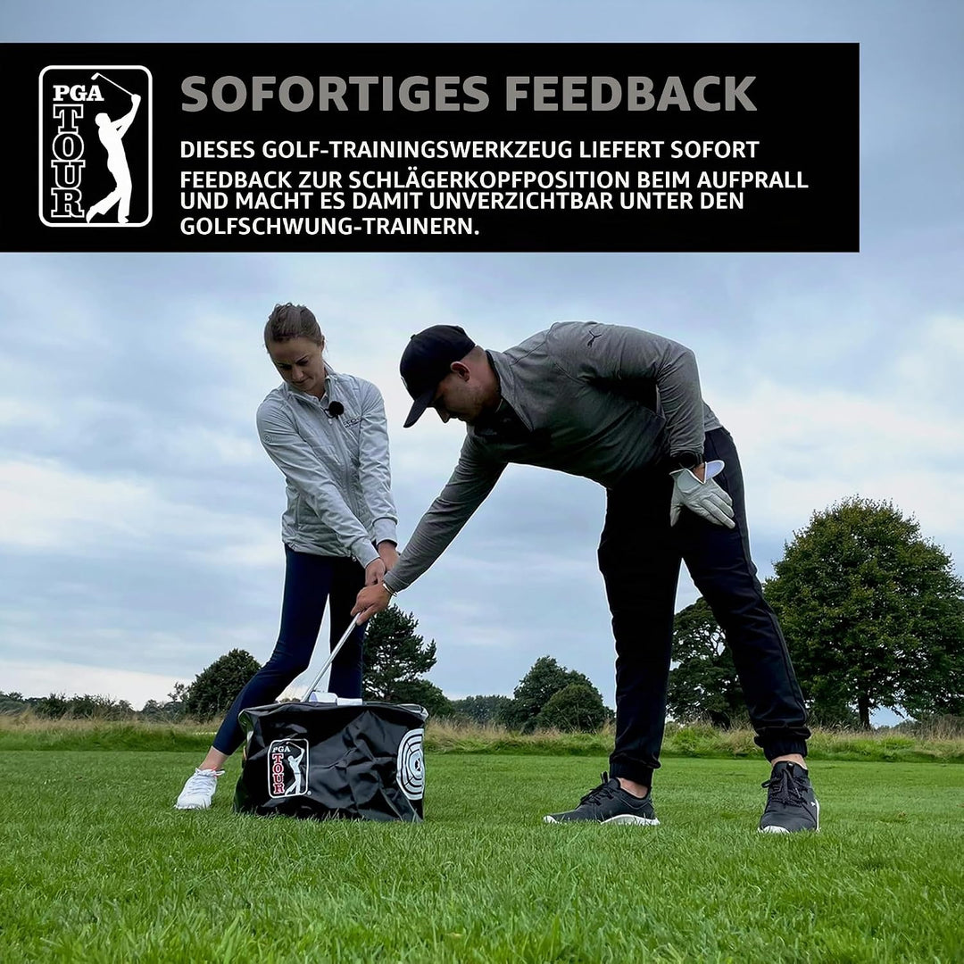 PGA Tour Club Impact Golftasche, Schwarz Einzelbett, Einzelbett