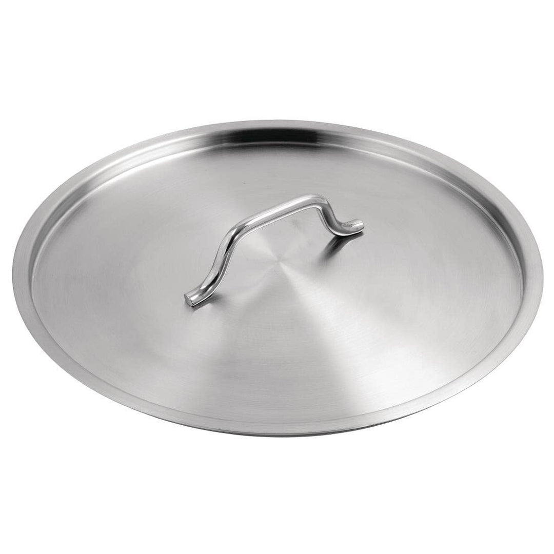 Vogue Edelstahl-Kochtopfdeckel 360 mm, Suppentopfdeckel, – kompatibel mit: T555, T187, T088 – T147 3