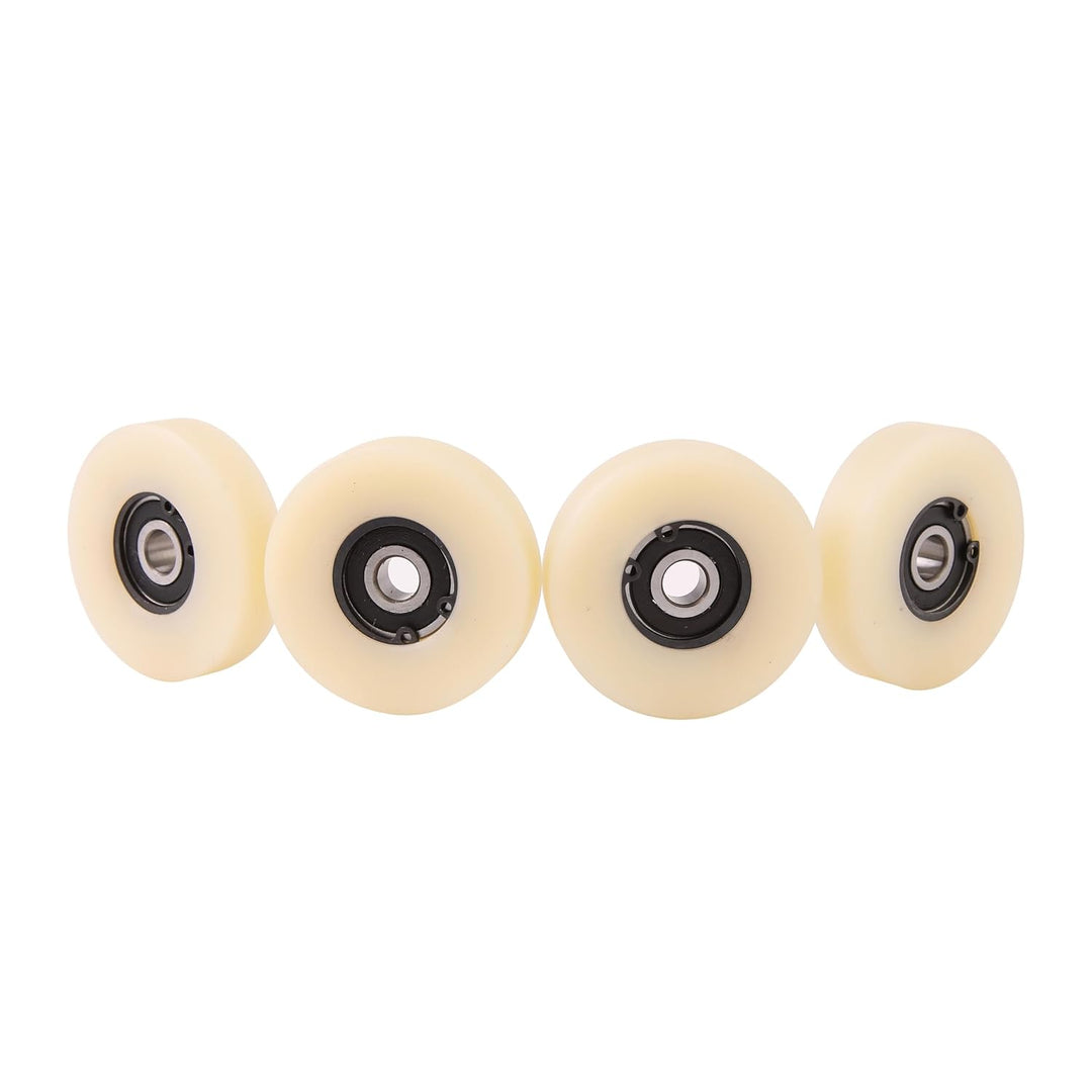Smart Machines x 50 mm Durchmesser gefräste Nylon-Rollen hergestellt in der EU 12 mm Width- 8 mm Bea