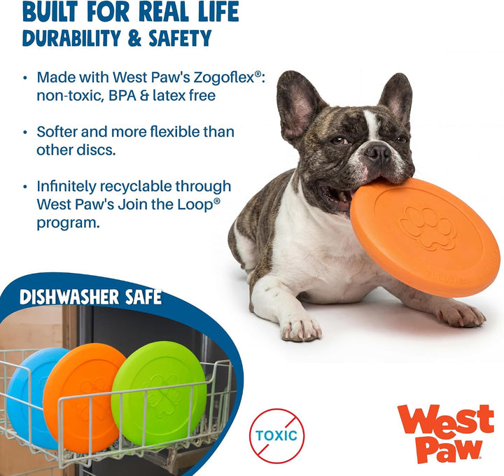 West Paw 27573 Mini Zisc, orange Orange Ã˜ 16 cm, Orange Ã˜ 16 cm