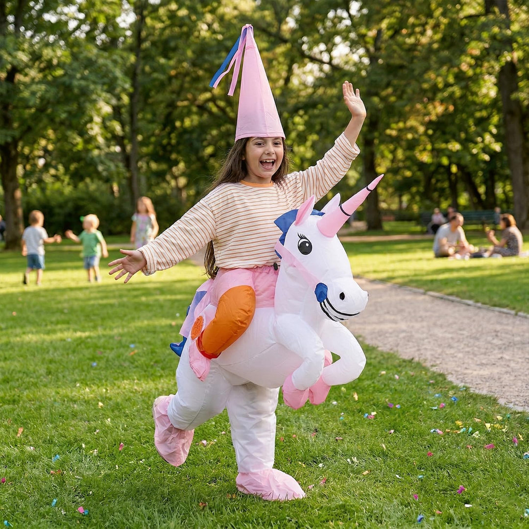 Aufblasbares Kostüm für Kinder | Kostüm für die Kostümparty | Aus strapazierfähigem Polyester - Ange