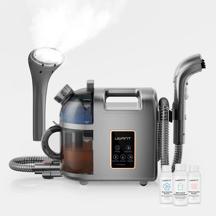Uwant B200, Reinigungsgerät für Polster, 1900W, mit Dampfreinigungsfunktion | Geeignet für Teppiche,