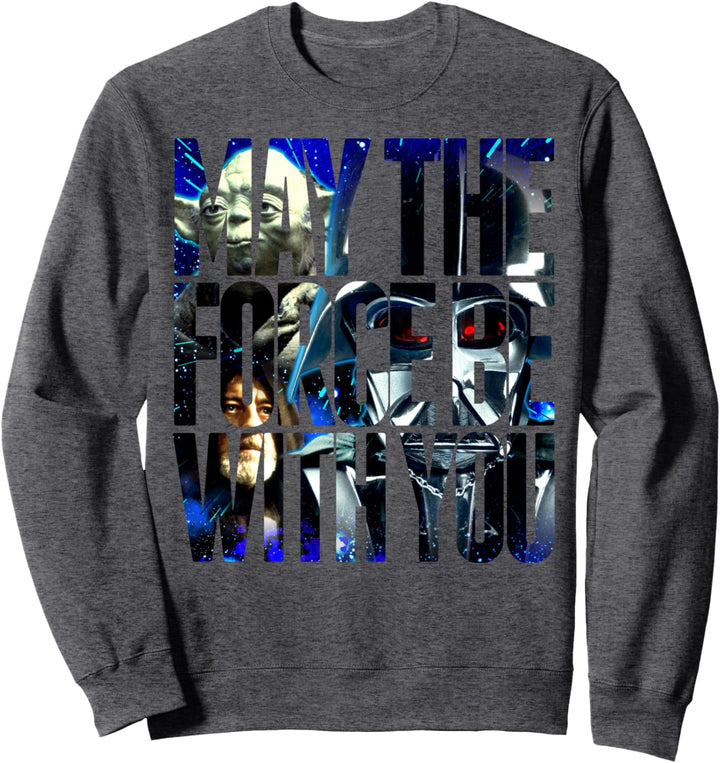 Star Wars May The Force Be With You Photo Fill Sweatshirt