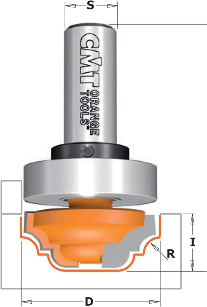 Cmt orange Tools 718,060,11 Erdbeere Fugenentferner 7,5 Grad HWM S 6 D 6 x 8 x 60