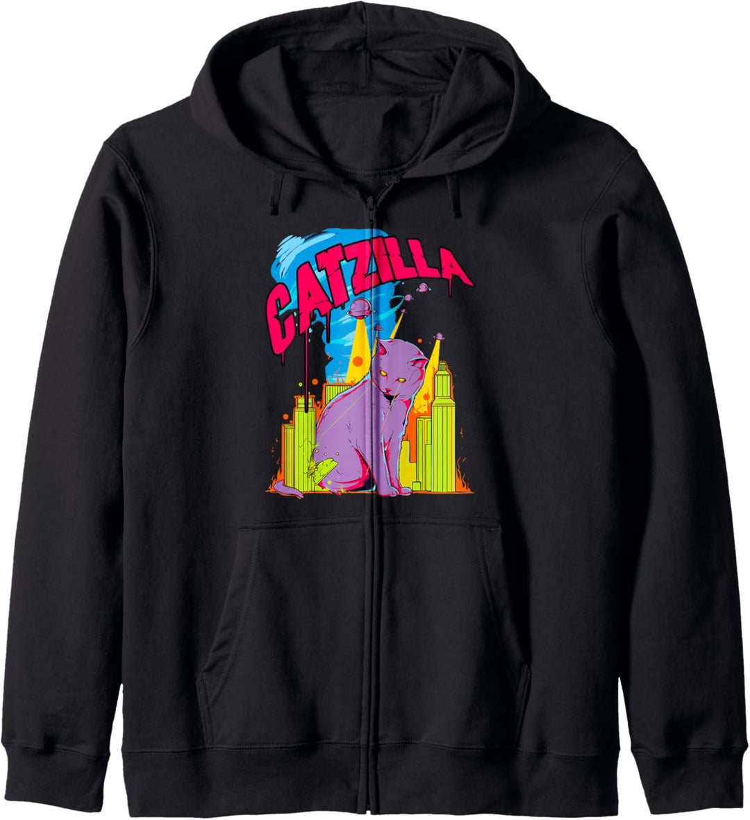 Catzilla T-shirt Kapuzenjacke