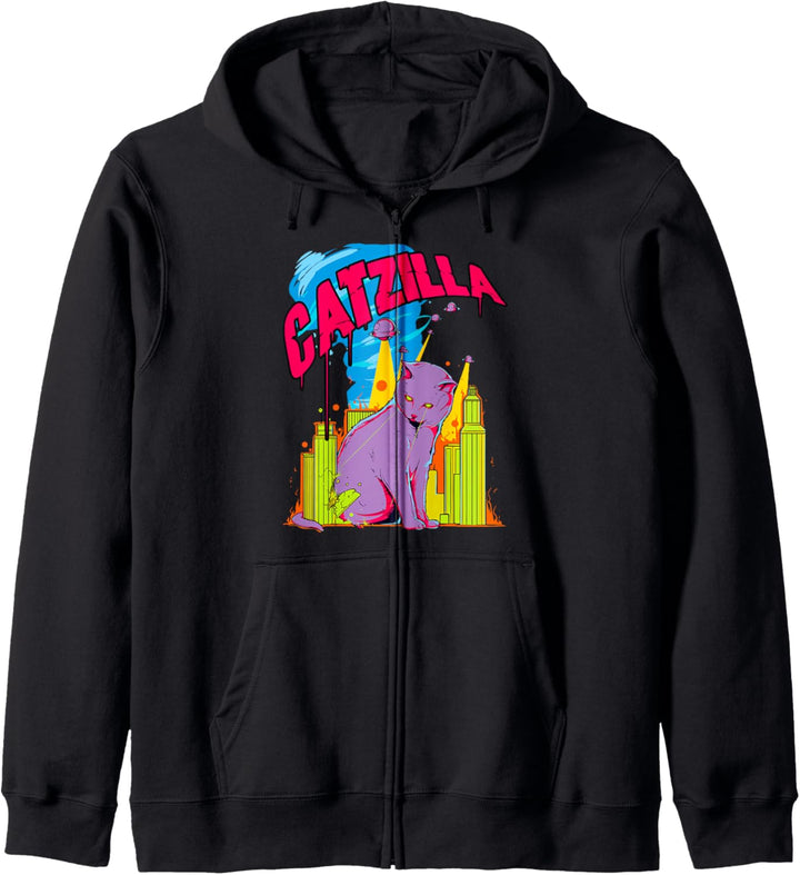 Catzilla T-shirt Kapuzenjacke