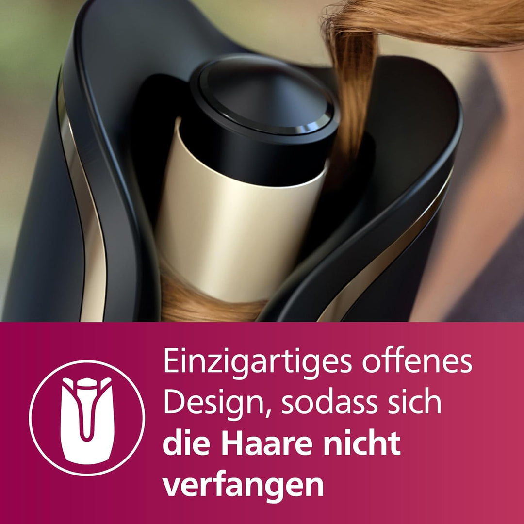 Philips StyleCare Prestige Automatischer Lockenstab mit innovativem System für Locken (Modell BHB876