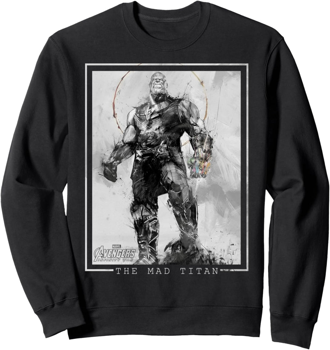 Marvel Avengers Infinity War Thanos Sketch Sweatshirt