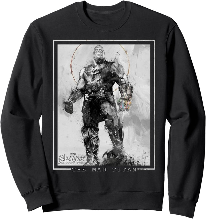 Marvel Avengers Infinity War Thanos Sketch Sweatshirt