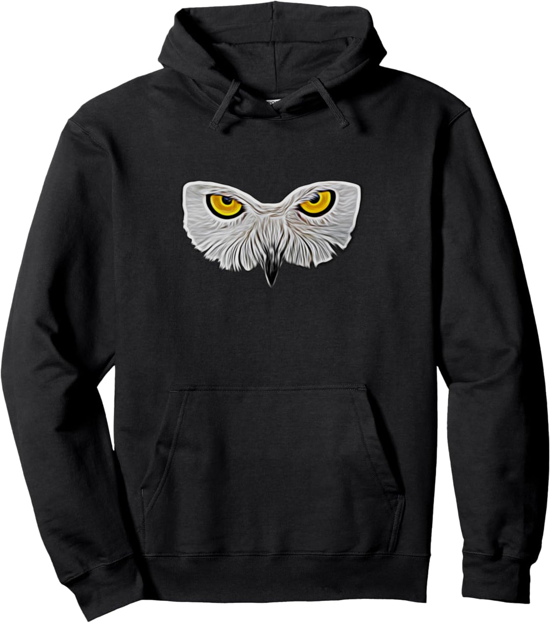Eule Motiv Raubvogel Pullover Hoodie