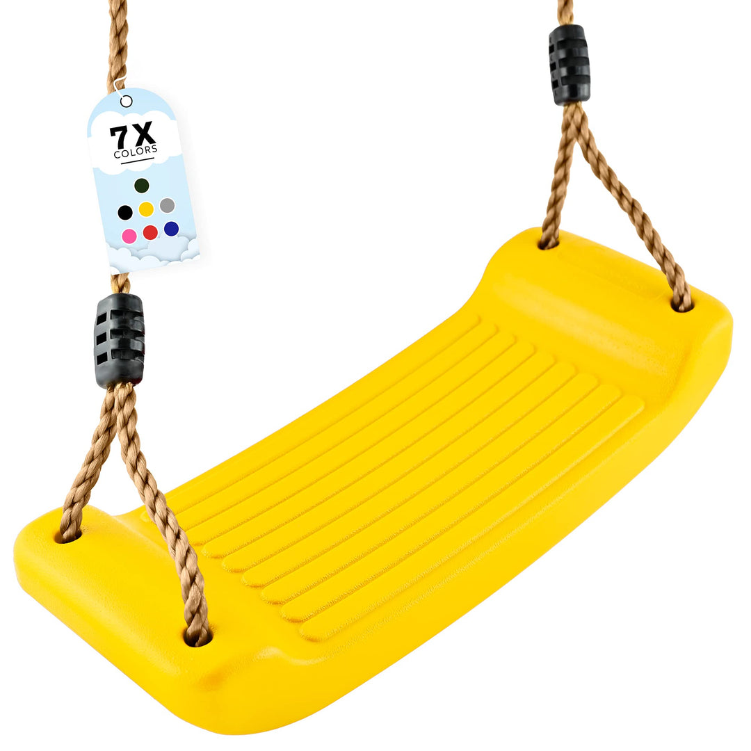 GO!elements Schaukel Garten - Kinderschaukel Outdoor Indoor - Schaukelsitz Schaukelbrett Brettschauk