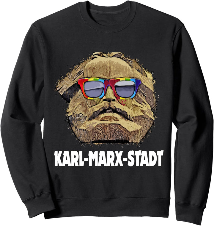 Chemnitz Karl-Marx-Stadt Nischel lustiges Chemnitz Sweatshirt