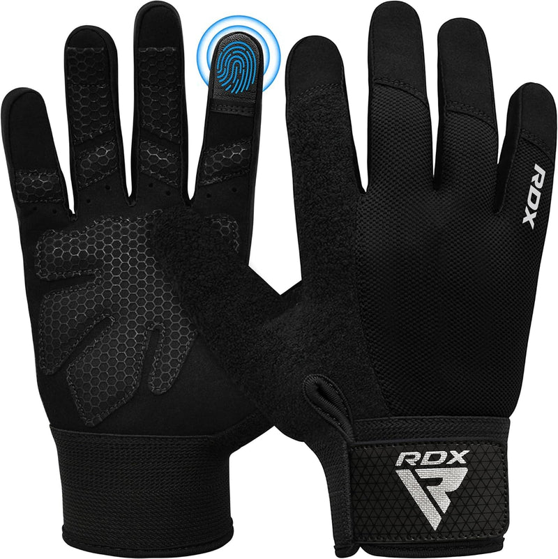 RDX Fitness Handschuhe Vollfinger Damen Herren, Gewichtheben Touchscreen Trainingshandschuhe, Bodybu