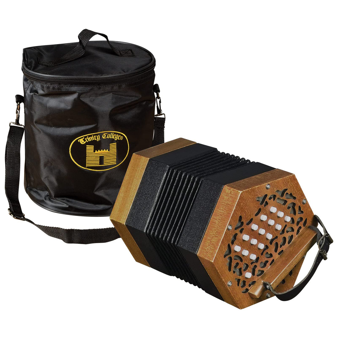 Trinity College Neu AP-1230A Anglo-Stil Ziehharmonika walnuss, walnuss