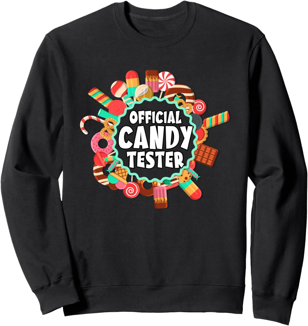 Lustiges offizielles Süssigkeiten-Tester-Kostüm für Kinder Sweatshirt