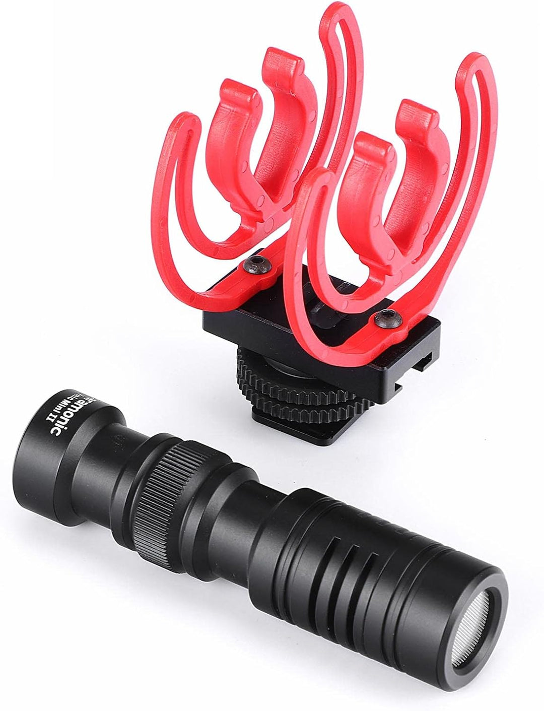 Saramonic Vmic Mini II On-Camera Shotgun Mic for Cameras, Mobile Devices & More with Rycote Shock Mo