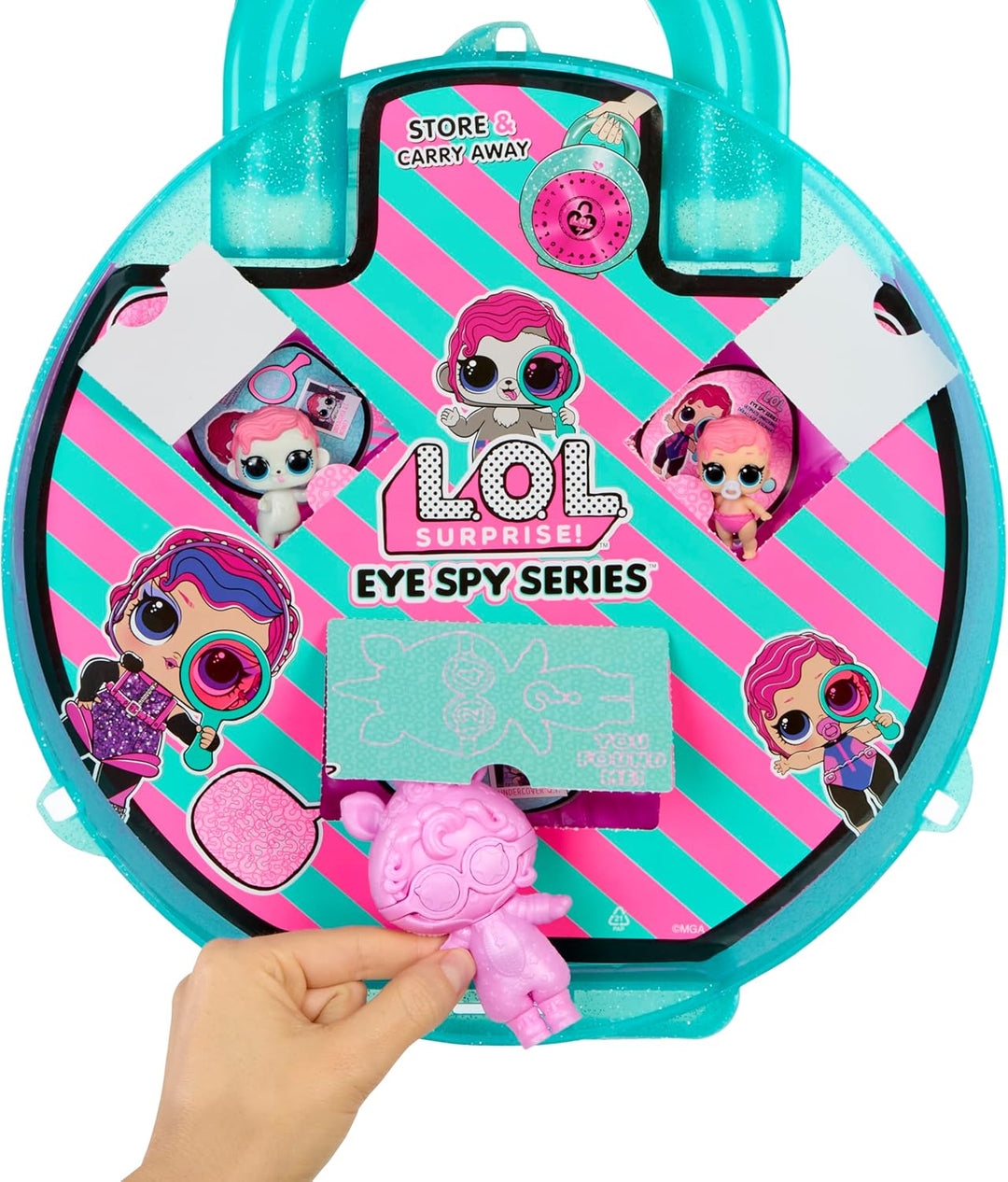 L.O.L. Surprise! Eye Spy Series Ultimate Unboxing - Enthält 3 Exklusive Puppen, Verpackung in Form e