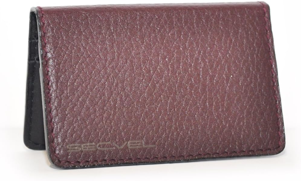 Patentierte Schutzhülle für 4 Karten aus Leder | RFID NFC &amp; Magnetfeld Blocker | Kartenschutz &amp; Orga