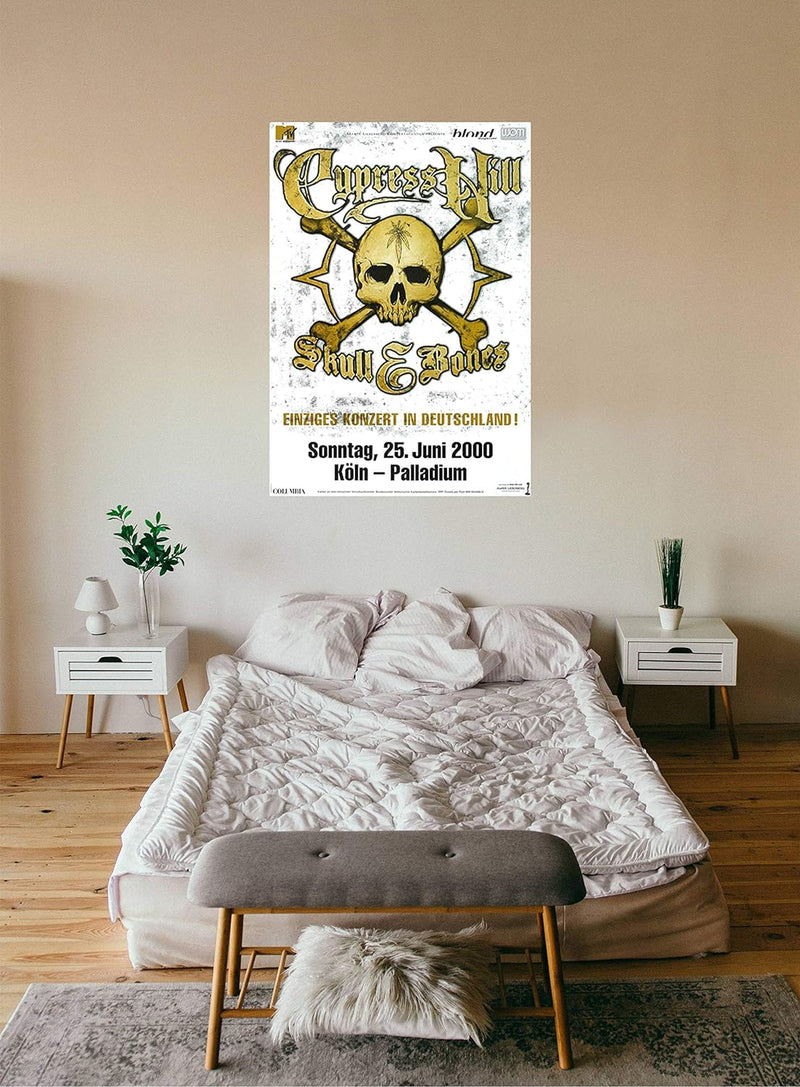 Cypress Hill - Skull Bones, Köln 2000 » Konzertplakat/Premium Poster | Live Konzert Veranstaltung |