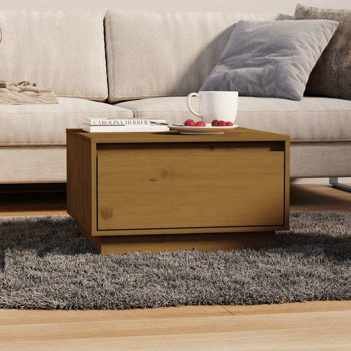 FIRBNUS 55x56x32 cm Couch Tisch Wohnzimmertisch Holz Beistelltisch Stilvollen Kleiner Tisch Wohnzimm