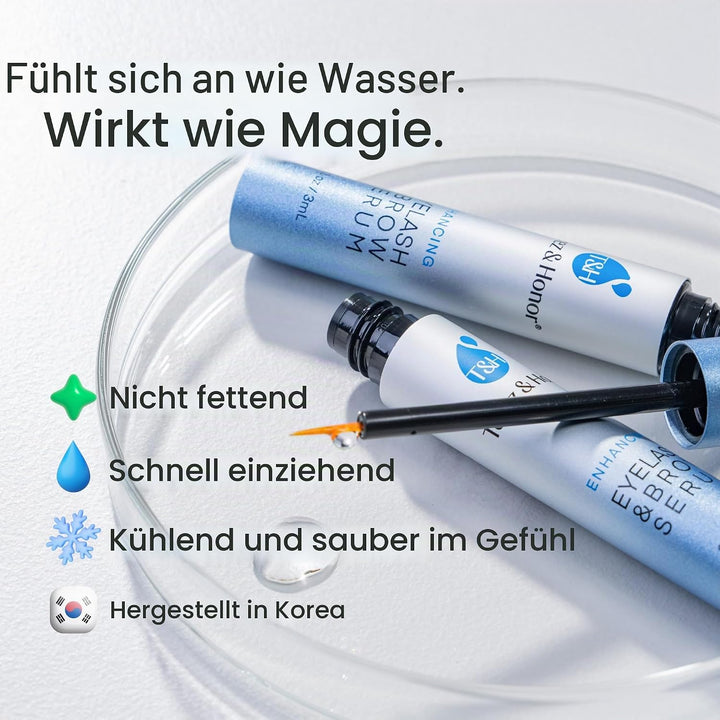 Falsche Wimpern Magnetisch,Premium Eyelash Growth Serum