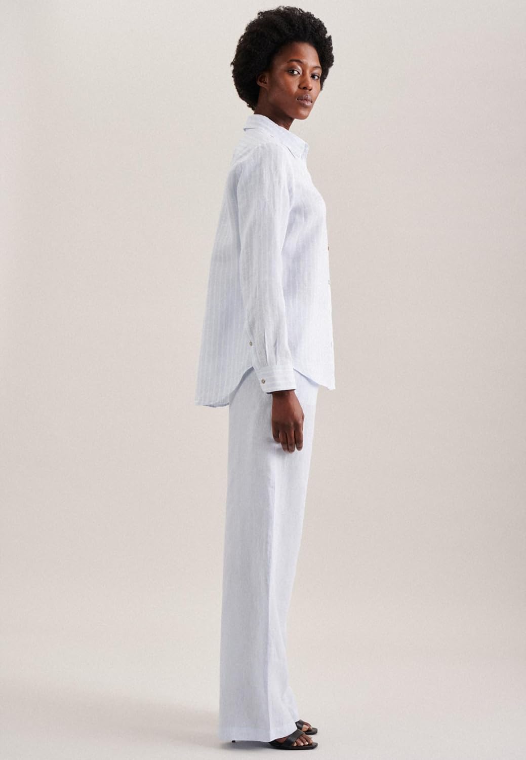 Seidensticker Damen Leinenhose Regular Fit Pants, 46