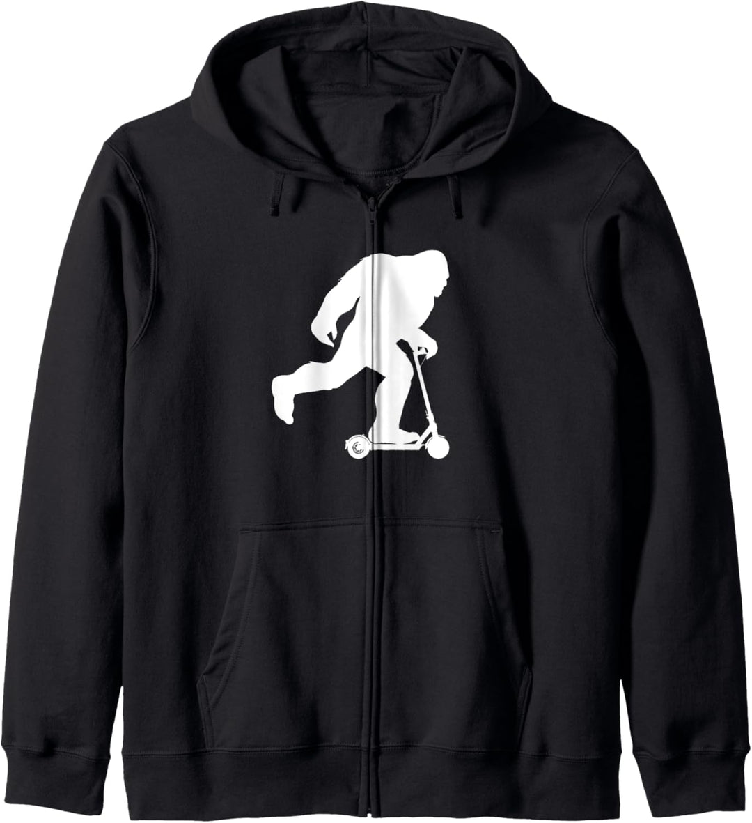 Bigfoot rides a Scooter funny Scooter Bigfoot Kapuzenjacke