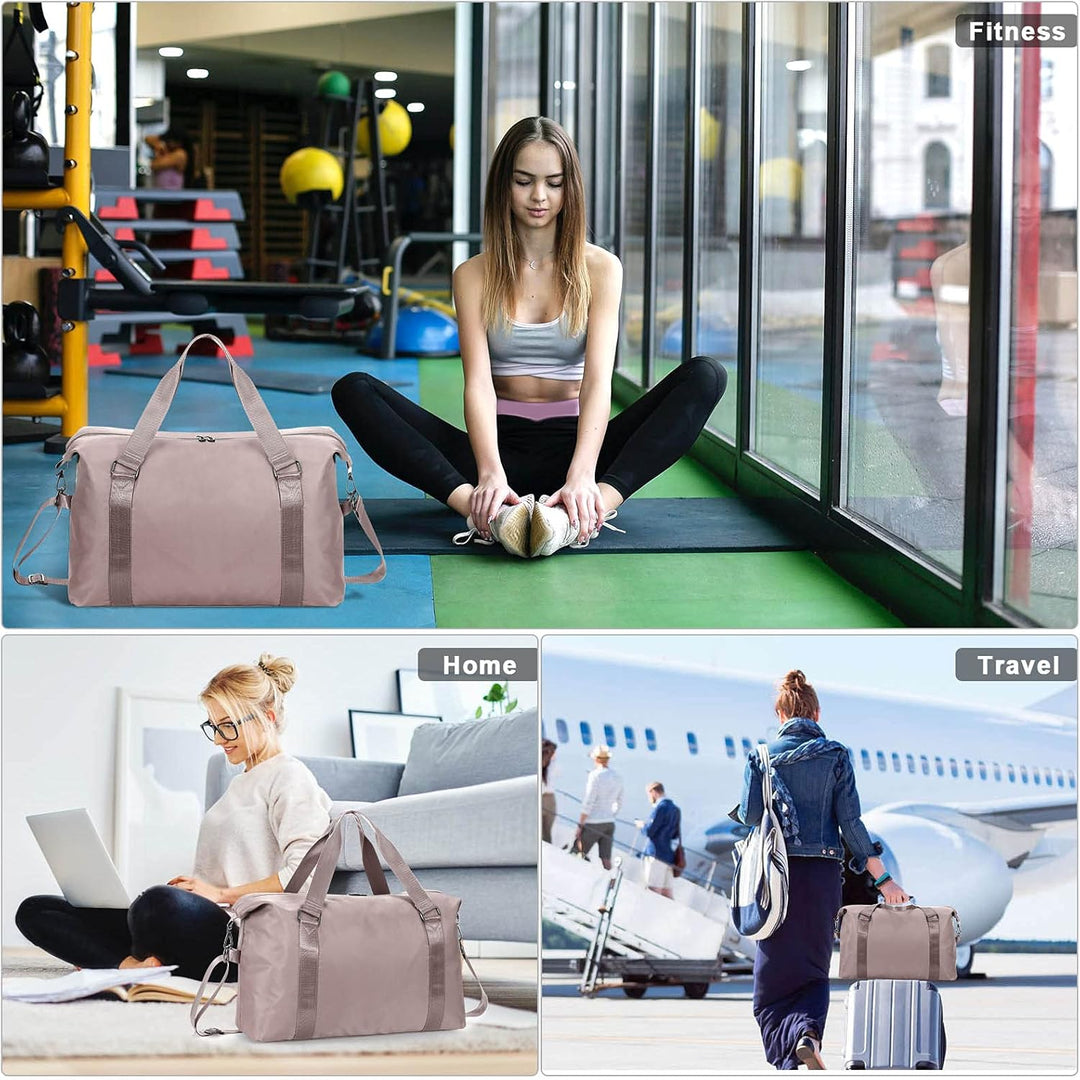 HAWEE Reisetasche Herren Gross Weekender Sporttasche Damen Wasserdicht Gym Bag Leichte Handgepäck Ta