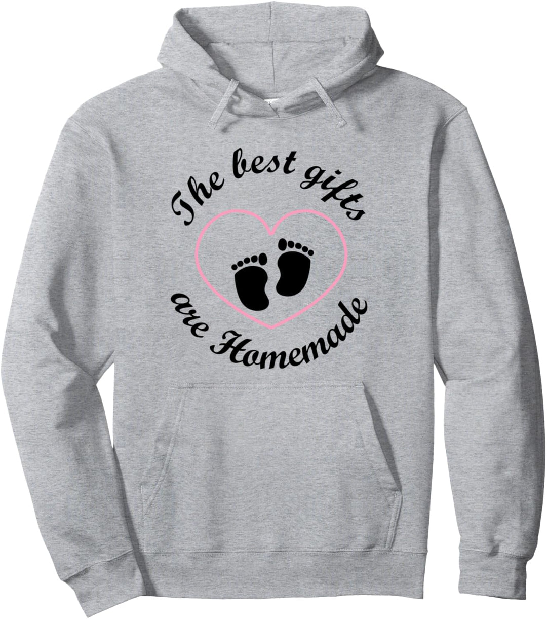 Die besten Geschenke sind selbstgemacht Schwangere Mutter Pullover Hoodie