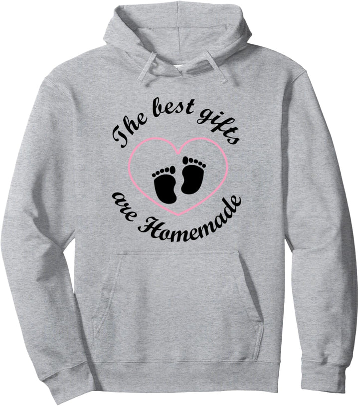 Die besten Geschenke sind selbstgemacht Schwangere Mutter Pullover Hoodie