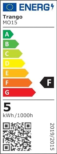 Trango 6er Set LED Einbaustrahler in Chrom Rund 6729-068M3 Bad Einbauleuchte, Deckenstrahler, Einbau