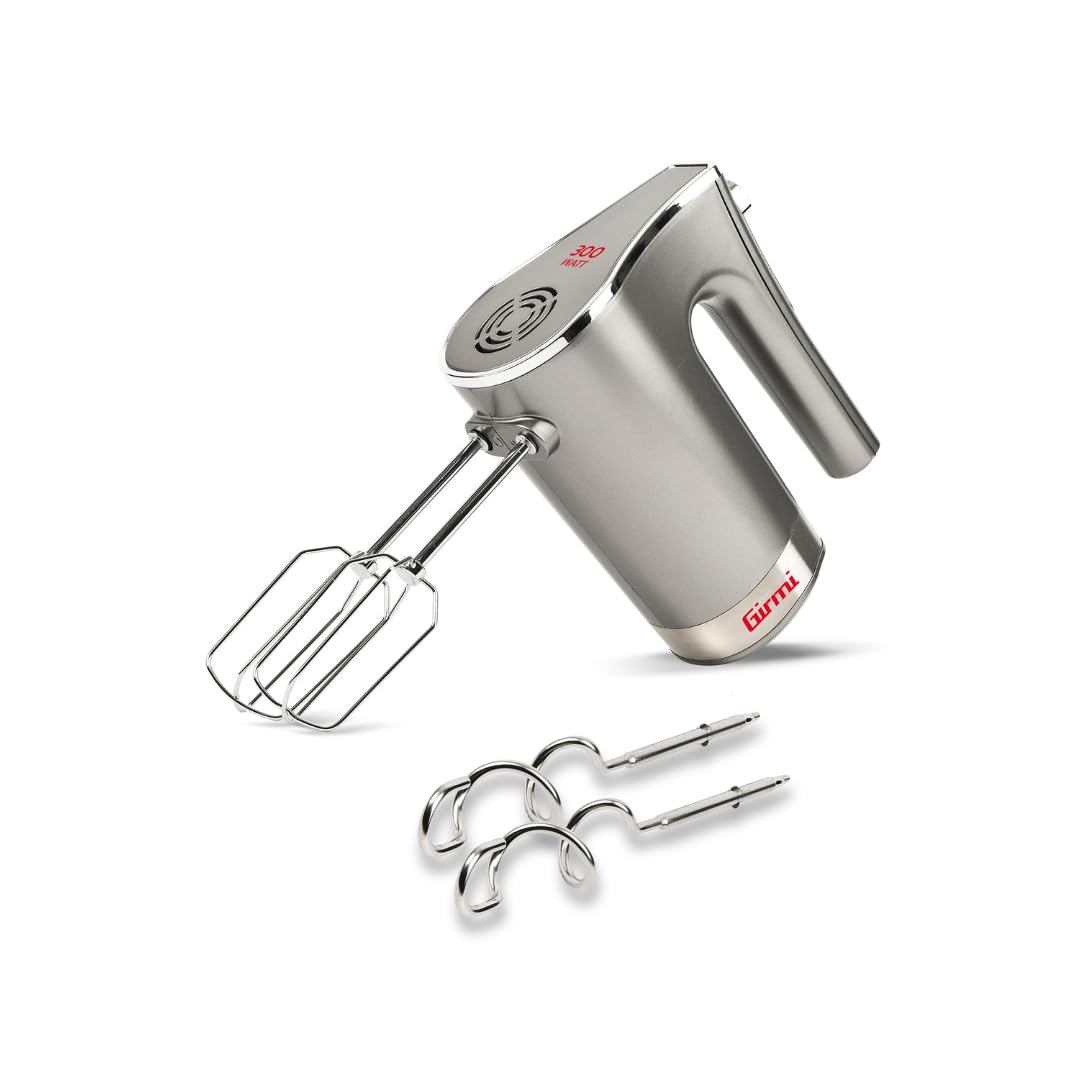 Girmi SB42 Mastro Mix elektrischer Handmixer, 300 W, 5 Geschwindigkeitsstufen, Schneebesen zum Schla