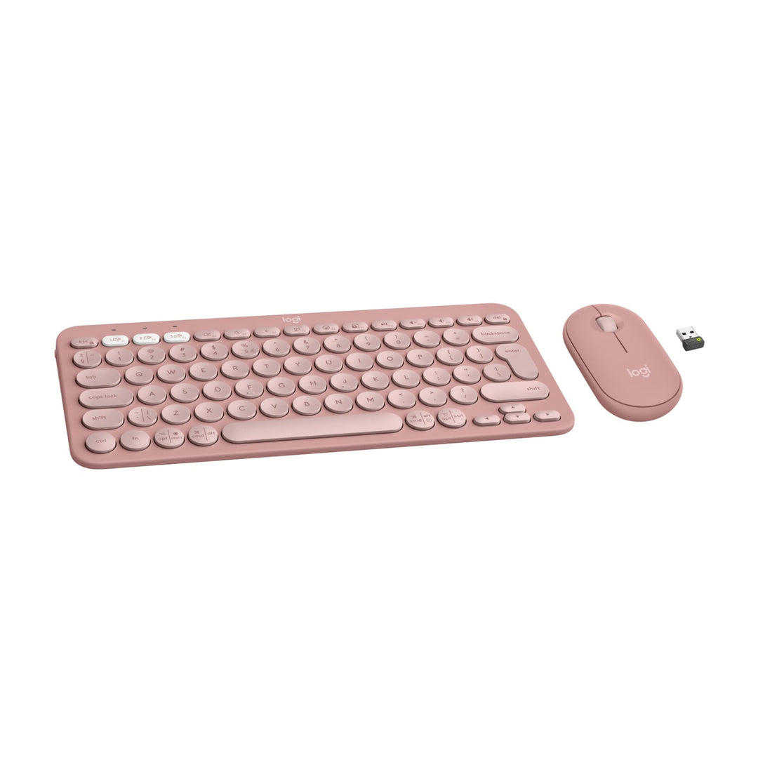 Logitech Pebble 2 Combo - US QWERTY-Layout, Rosa