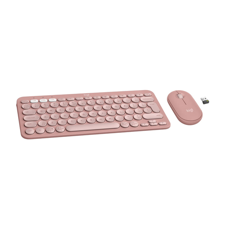 Logitech Pebble 2 Combo - US QWERTY-Layout, Rosa