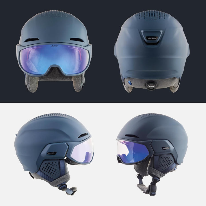 ALPINA Unisex - Erwachsene, ALTO V Skihelm ink matt 51-55 cm, ink matt 51-55 cm