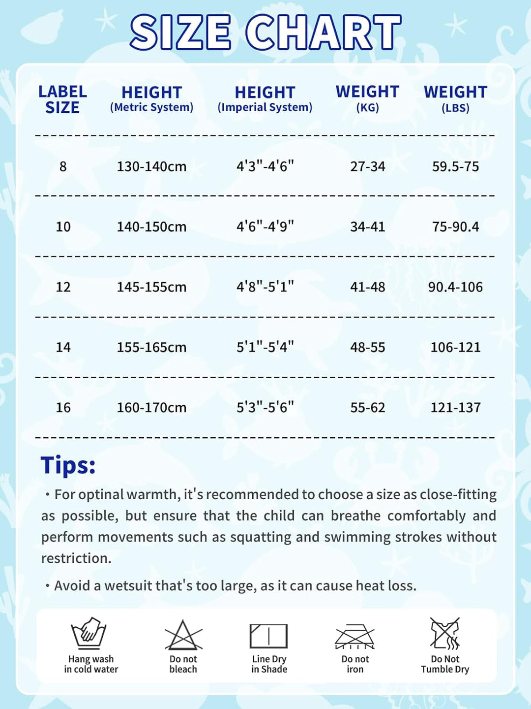 Summshall Neoprenanzug Kinder, 2.5mm Neopren Kinder Neoprenanzug Jugend Kurz Lang Wärmender Neoprena
