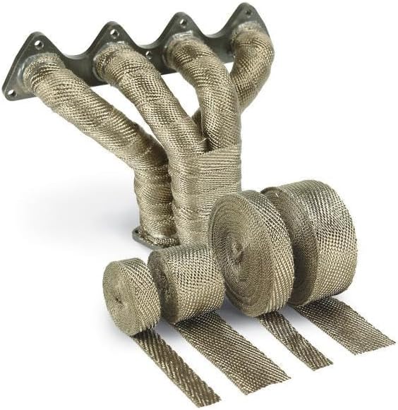 Design Engineering 10129 Auspuff-Wärmedämmung mit LR-Technologie, titan, 2" x 15' 2\\\" x 15' Titan,