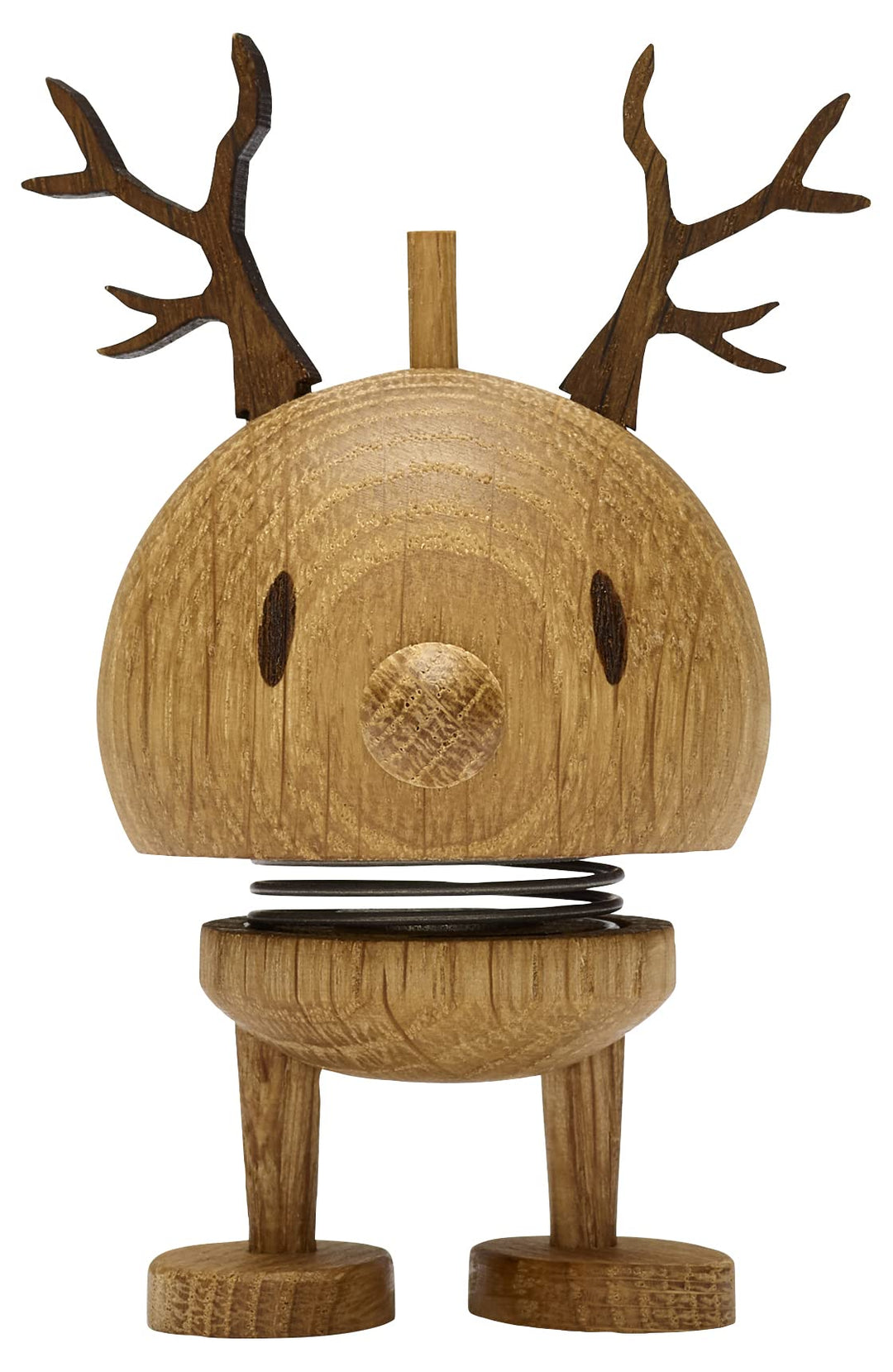 Hoptimist - Reindeer, Rentier - Small Bumble - Oak - Handmade - Höhe 9,5 cm, Durchm. 5 cm S Oak, S O