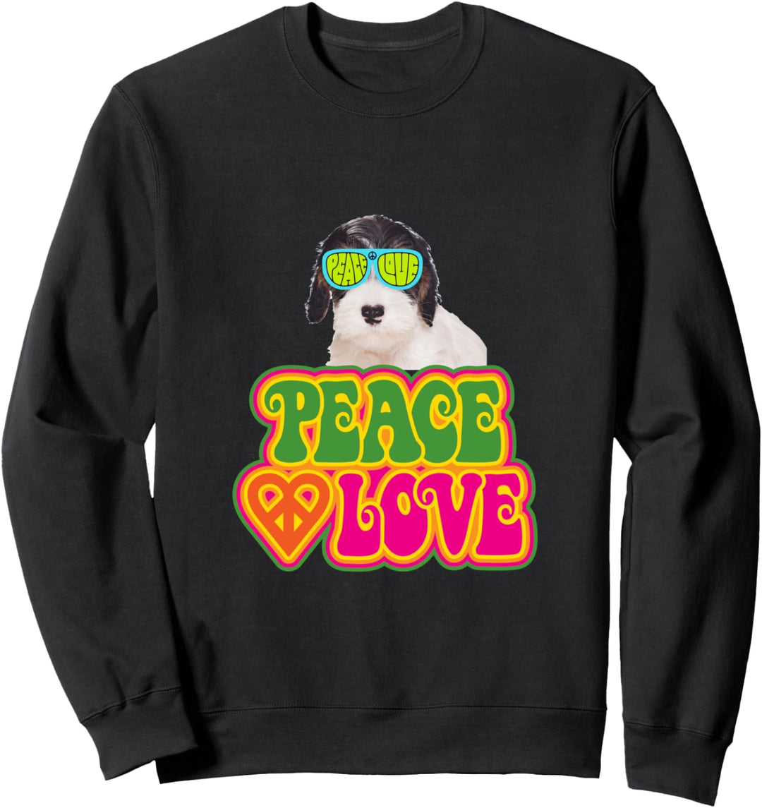 Peace Heart Love Dog Sealyham Terrier Sweatshirt