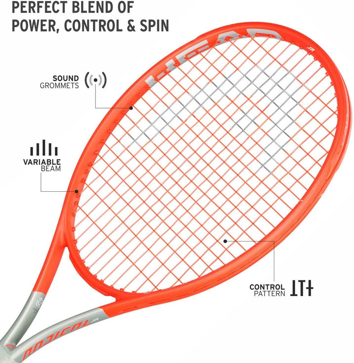 HEAD Unisex Jugend Radical Jr. Tennis Racquet 1 orange, 1 orange
