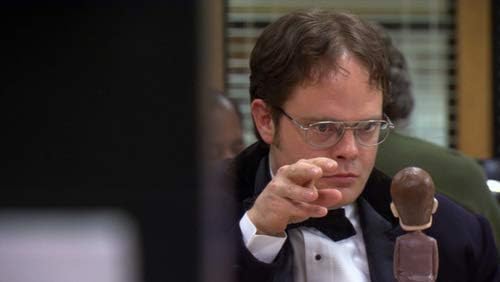 Cleaky Dwight Schrute Wackelkopf für Dunder Mifflin, The Office Merchandise, The Office Gifts for Of
