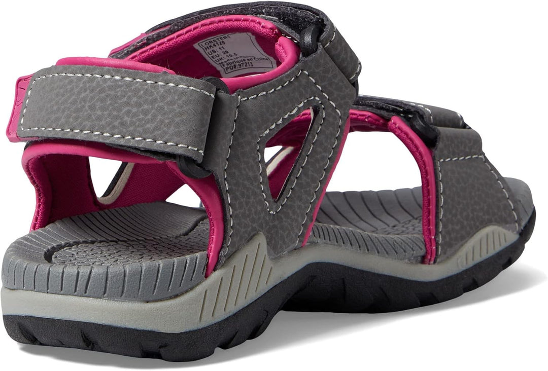 Kamik Mädchen Lobster2Knöchelriemchen 30 EU Dunkelgrau Rosa, 30 EU Dunkelgrau Rosa