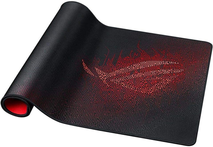 ASUS ROG Sheath Gaming Mauspad (Tischunterlage, extra gross, rutschfest) schwarz / rot, Schwarz